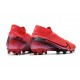 Buty Piłkarskie Nike Mercurial Superfly 7 Elite FG - Czerwony Czarny