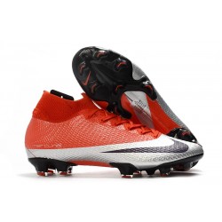 Nike Korki Mercurial Superfly VII Elite DF FG Czerwony Srebro