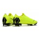 Buty piłkarskie - Meskie - Nike Mercurial Vapor XII Pro FG Zielony Czarny