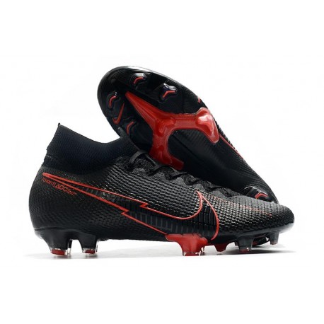 Nike Korki Mercurial Superfly VII Elite DF FG Czarny Czerwony