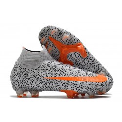 Nike Mercurial Superfly VII Elite CR7 FG Biały Pomarańczowy Czarny