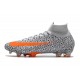 Nike Mercurial Superfly VII Elite CR7 FG Biały Pomarańczowy Czarny