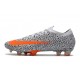 Nike Mercurial Vapor 13 Elite CR7 FG ACC Biały Pomarańczowy Czarny