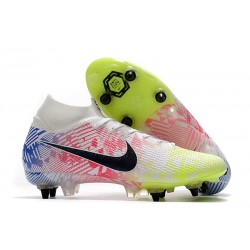 Nike Mercurial Superfly VII Elite SG-PRO Neymar Biały Czarny Niebieski Żółty