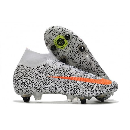 Nike Mercurial Superfly VII Elite SG-PRO CR7 Biały Pomarańczowy Czarny