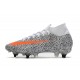 Nike Mercurial Superfly VII Elite SG-PRO CR7 Biały Pomarańczowy Czarny