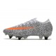 Nike Mercurial Vapor XIII Elite SG-pro CR7 Biały Pomarańczowy Czarny