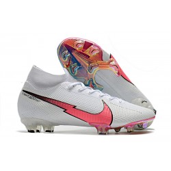 Nike Korki Mercurial Superfly VII Elite DF FG Biały Czerwony