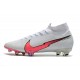 Nike Korki Mercurial Superfly VII Elite DF FG Biały Czerwony