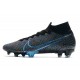 Nike Mercurial Superfly VII Elite DF FG Wavelength Czarny Niebieski