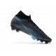 Nike Mercurial Superfly VII Elite DF FG Wavelength Czarny Niebieski