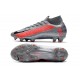 Nike Korki Mercurial Superfly VII Elite DF FG Szary Czarny Czerwony 