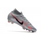 Nike Korki Mercurial Superfly VII Elite DF FG Szary Czarny Czerwony 