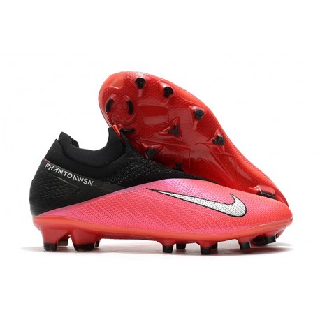 Buty piłkarskie Nike Phantom VSN II Elite DF FG Czerwony Srebrny Czarny