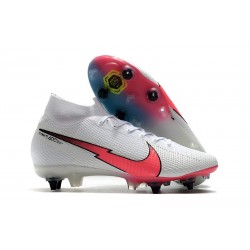 Nike Mercurial Superfly VII Elite SG-PRO Anti Clog Biały Czerwony