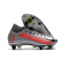 Nike Mercurial Superfly VII Elite SG-PRO Anti Clog Neighbourhood - Szary Czarny