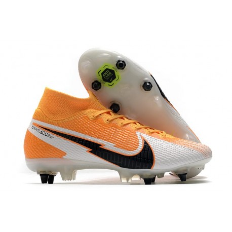 Nike Mercurial Superfly VII Elite SG-PRO Pomarańczowy Czarny Biały - Main Image