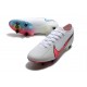 Nike Mercurial Vapor XIII Elite SG-pro AC Biały Czerwony Niebieski