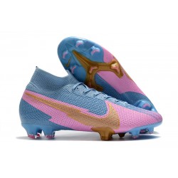 Nike Mercurial Superfly 7 Elite FG ACC Niebieski Złoty Różowy