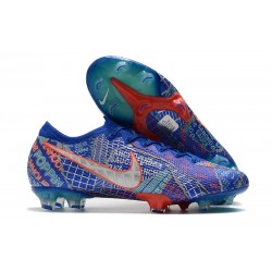 Nike Mercurial Vapor 13 Elite FG Sancho Niebieski Biały Zielony Czarny