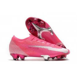 Nike Buty piłkarskie Mercurial Vapor 13 Elite FG x Mbappé Różowy Biały Czarny