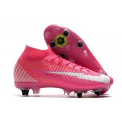 Nike Mercurial Superfly VII Elite SG-PRO x Mbappé Różowy Biały Czarny