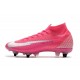 Nike Mercurial Superfly VII Elite SG-PRO x Mbappé Różowy Biały Czarny