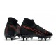 Nike Mercurial Superfly VII Elite SG-PRO Anti Clog Czarny Czerwony