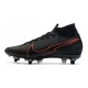 Nike Mercurial Superfly VII Elite SG-PRO Anti Clog Czarny Czerwony