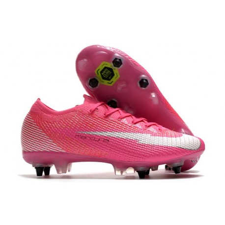 Nike Mercurial Vapor XIII Elite SG-pro AC x Mbappé Różowy Biały Czarny