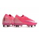 Nike Mercurial Vapor XIII Elite SG-pro AC x Mbappé Różowy Biały Czarny