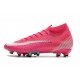 Nike Mercurial Superfly VII Elite AG PRO x Mbappé Różowy Biały Czarny