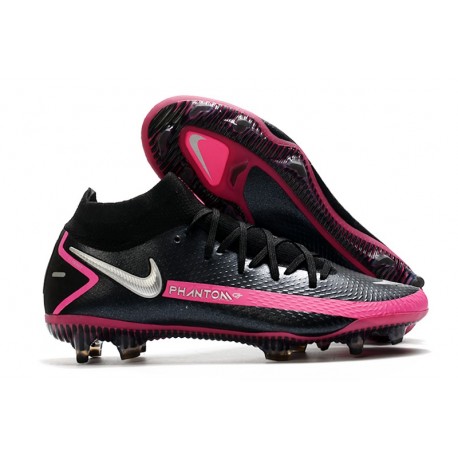 Nike Phantom GT Elite Dynamic Fit FG Czarny Srebrny Różowy