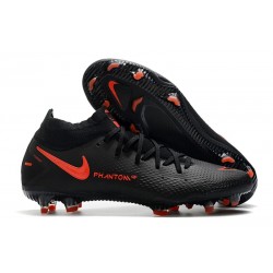 Nike Phantom GT Elite Dynamic Fit FG Czarny Czerwony Ciemny Szary