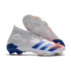 adidas Predator Mutator 20.1 FG Buty Biały Niebieski Pomarańczowy