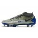 Buty 2021 Nike Phantom GT Elite DF FG Srebro Niebieski