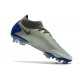 Buty 2021 Nike Phantom GT Elite DF FG Srebro Niebieski