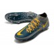 Buty 2021 Nike Phantom GT Elite DF FG Szary Niebieski Zawistny