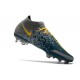 Buty 2021 Nike Phantom GT Elite DF FG Szary Niebieski Zawistny