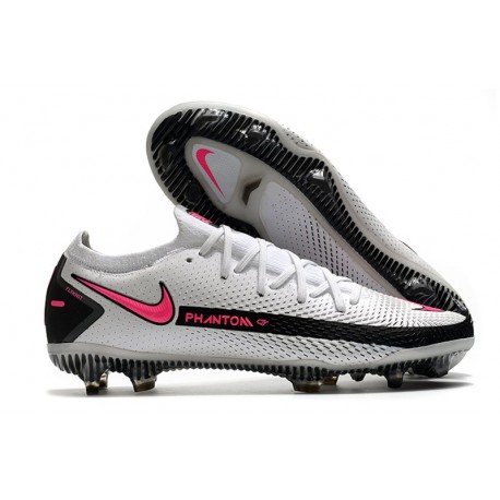 Buty piłkarskie Nike Phantom GT Elite FG Biały Różowy Czarny