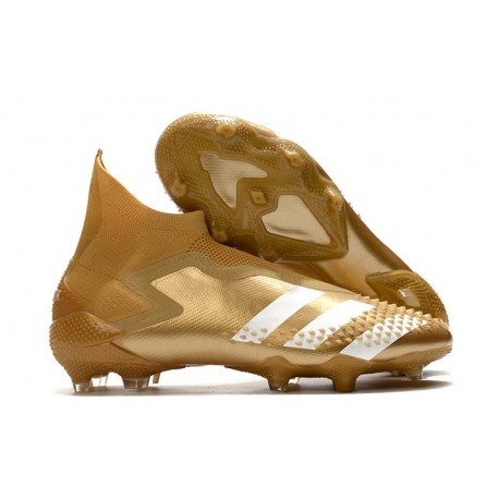 Buty Piłkarskie adidas Predator Mutator 20+ FG - Złoty Biały