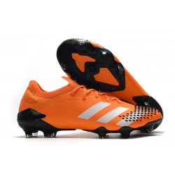 Buty piłkarskie adidas Predator Mutator 20.1 FG Pomarańczowy Biały