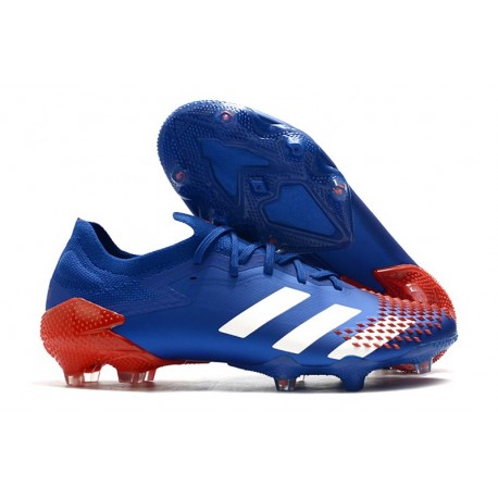 Buty piłkarskie adidas Predator Mutator 20.1 FG Niebieski Biały Czerwony