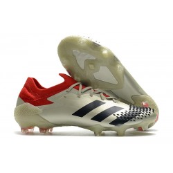 Buty piłkarskie adidas Predator Mutator 20.1 FG Biały Czerwony Czarny