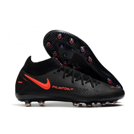 Nike Phantom GT Elite DF AG-PRO Czarny Czerwony Ciemny Szary