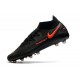 Nike Phantom GT Elite DF AG-PRO Czarny Czerwony Ciemny Szary