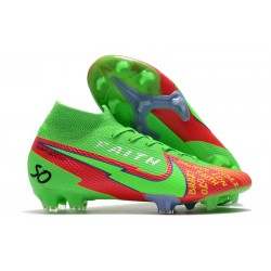 Buty Nike Mercurial Superfly VII Elite DF FG Faith Zielony Zielony