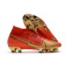 Buty Nike Mercurial Superfly VII Elite DF FG CR100 Czerwony Złoto Buty Nike Mercurial Superfly VII Elite DF FG CR100 Czerwony Złoto