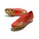 Nike Buty piłkarskie Mercurial Vapor 13 Elite FG CR100 Czerwony Złoty