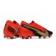 Nike Buty piłkarskie Mercurial Vapor 13 Elite FG Czerwony Czarny Złoto